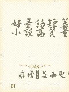 好看的短篇言情小说高质量文笔好