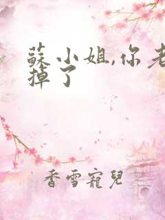 苏小姐,你老公掉了