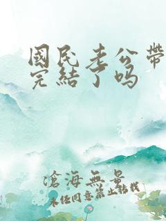 国民老公带回家完结了吗