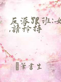 反派跟班:女主,请矜持