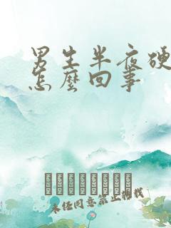 男生半夜硬了是怎么回事