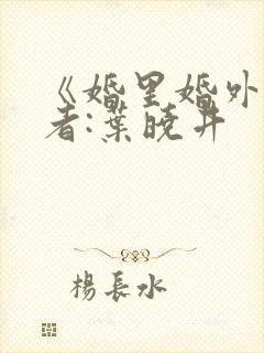 《婚里婚外》作者:叶晓井