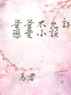 爸爸不允许我谈恋爱小说