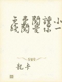 免费阅读小说在线阅爱你一生不回头