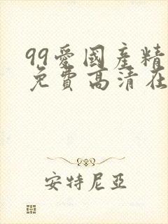 99爱国产精品免费高清在线