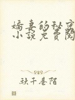 娇妻的秘密陈静小说免费阅读
