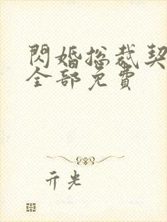 闪婚总裁契约妻全部免费