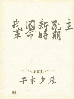 我国新民主主义革命时期