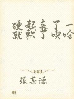 硬起来了一会儿就软了吃啥药