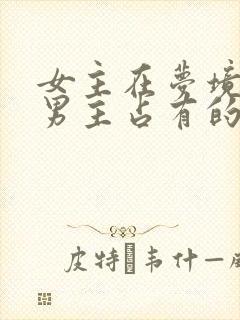 女主在梦境里被男主占有的小说