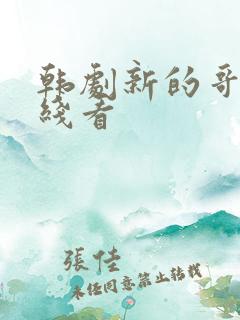 韩剧新的哥哥在线看