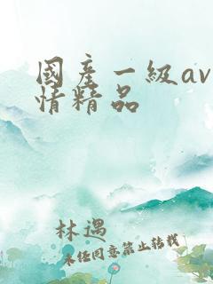 国产一级av剧情精品