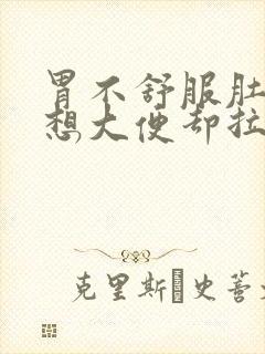 胃不舒服肚子胀想大便却拉不出来