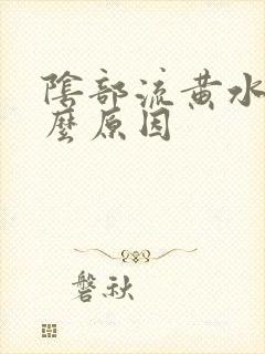 阴部流黄水是什么原因