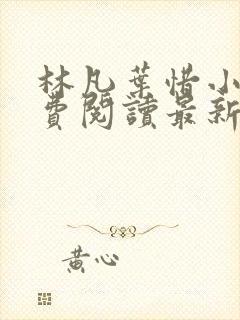 林凡叶惜小说免费阅读最新章节更新