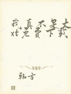 我真不是大佬txt免费下载