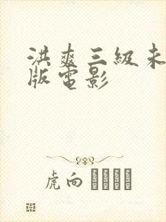 洪爽三级未删减版电影