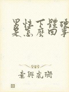 男性下体硬不起是怎么回事