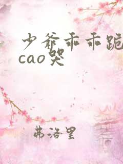 少爷乖乖跪趴被cao哭