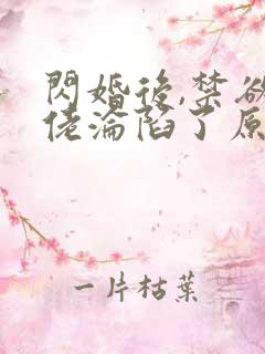 闪婚后,禁欲大佬沦陷了原著