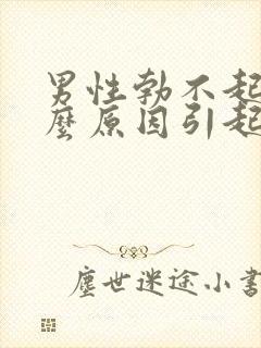 男性勃不起是什么原因引起的呢