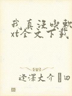 我真没吃软饭txt全文下载