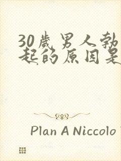 30岁男人勃不起的原因是什么