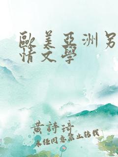 欧美亚洲另类激情文学