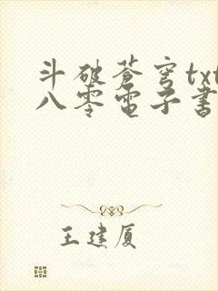 斗破苍穹txt八零电子书下载