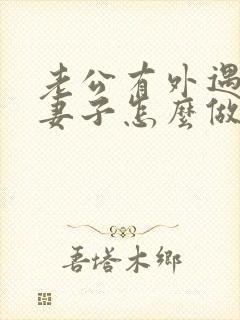 老公有外遇聪慧妻子怎么做