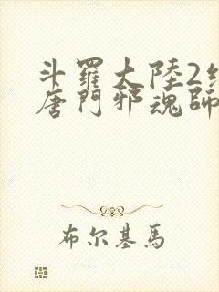 斗罗大陆2绝世唐门邪魂师