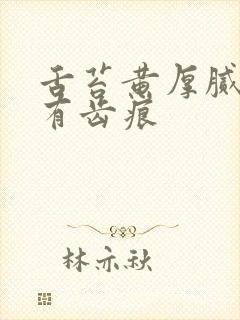 舌苔黄厚腻发白有齿痕