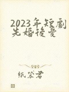 2023年短剧先婚后爱