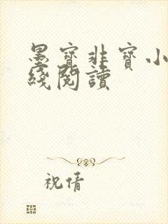 墨宝非宝小说在线阅读