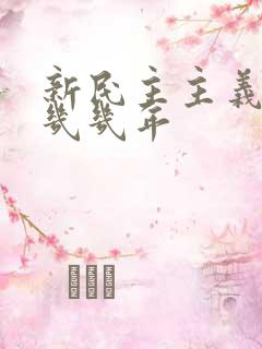 新民主主义革命几几年