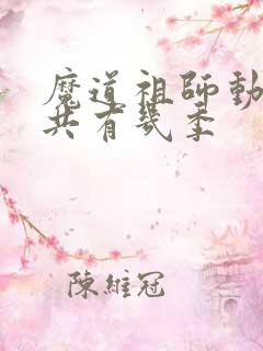 魔道祖师动漫一共有几季