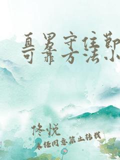 直男守住节操的可靠方法小说txt