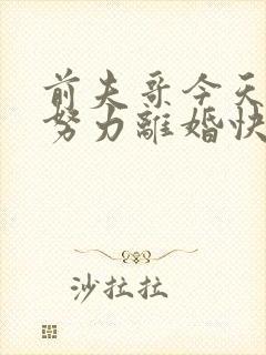 前夫哥今天也在努力离婚快穿