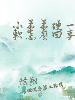 小弟弟硬一会又软怎么回事