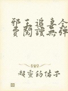 邪王追妻全文免费阅读无弹窗