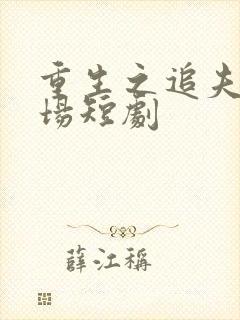 重生之追夫火葬场短剧