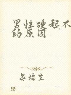 男性硬起不持久的原因