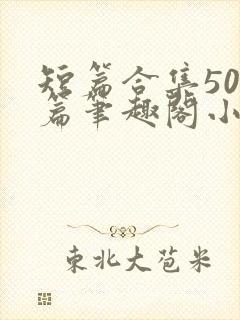 短篇合集500篇笔趣阁小说