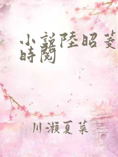 小说陆昭菱和周时阅