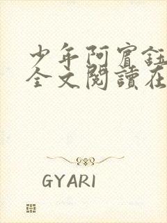 少年阿宾钰慧篇全文阅读在线