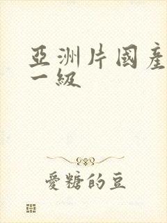 亚洲片国产一区一级