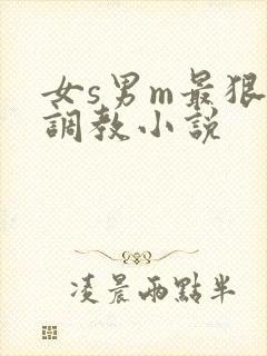 女s男m最狠的调教小说