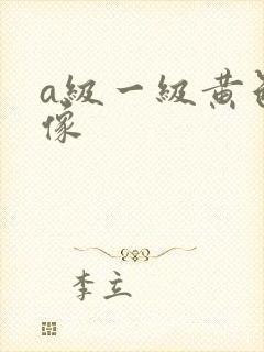 a级一级黄色录像