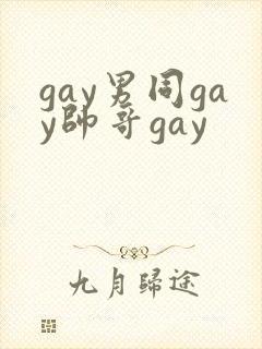 gay男同gay帅哥gay