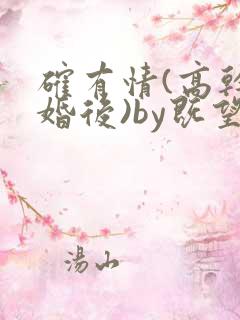 确有情(高干 婚后)by既望免费阅读笔趣阁